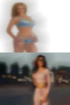 Couple looking adult girls
